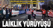 Denizli’de “Laiklikten vazgeçmiyoruz” yürüyüşü