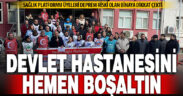 Denizli Sağlık Platformu, depreme dayanıksız olan Devlet Hastanesi’nin boşaltılmasını istedi