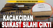 Kale’de kalem görünümlü silah yakalandı