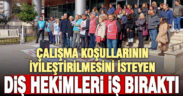 Diş hekimleri, şartlarının iyileştirilmesi için iş bıraktı