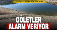 Sulama göletlerinde su seviyeleri düşündürücü seviyede