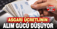 Asgari ücret altın karşısında hızla eriyor