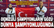 Denizlili tekvandocu çift, Dünya şampiyonasında ülkemizi temsil edecek