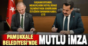 Pamukkale Belediyesi’nin 226 memurunu mutlu eden imza