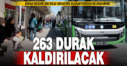 Denizli Büyükşehir Belediyesi, otobüs durak sayısını azaltıyor