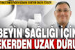 Yüksek şeker tüketimi beyin sağlığını olumsuz yönde etkiliyor