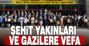 Şehit yakınları ve gazilere Devlet Övünç Madalyası