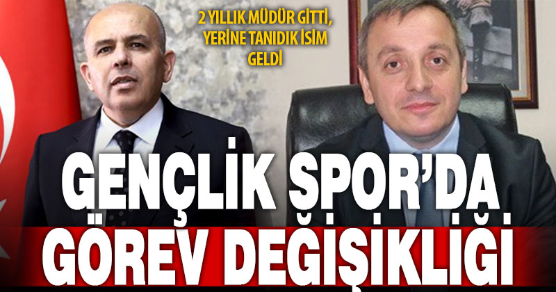 Denizli Gençlik Spor İl Müdürlüğünde İlman gitti, Erdoğan yeni müdür oldu