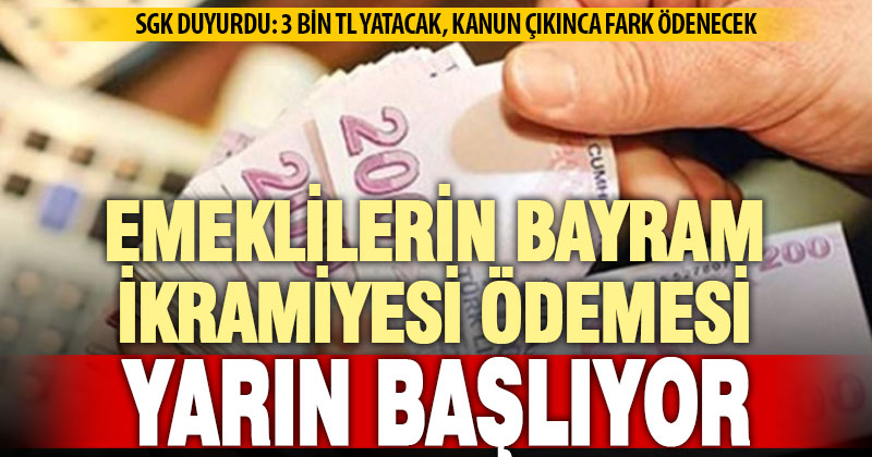 SGK: “Ramazan Bayramı ikramiyesini 24 Mart tarihinde ödemeye başlıyoruz”