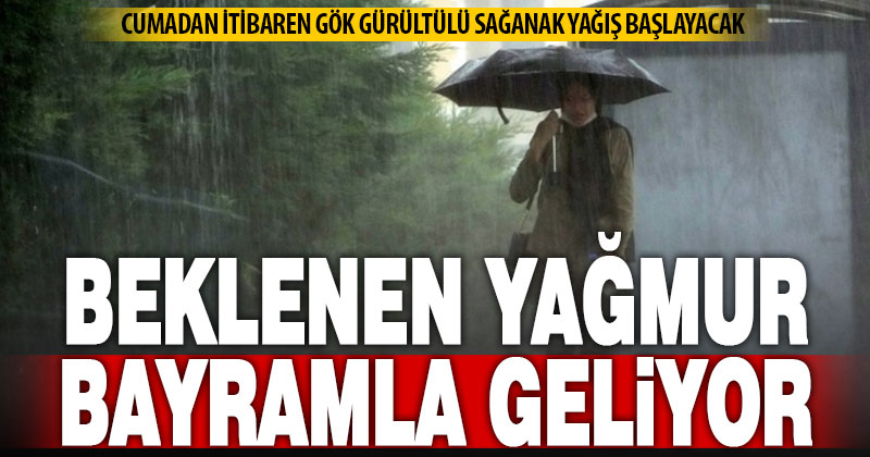 Denizli’de beklenen yağmurlar Ramazan Bayramında da sürecek