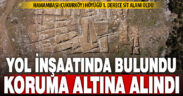Yol inşaatında ortaya çıkan Çukurköy Höyüğü sit alanı ilan edildi