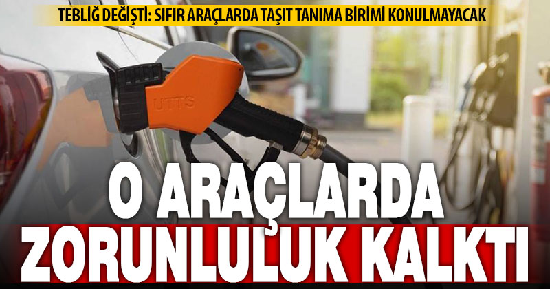Bireysel sıfır araçlara TTB yükümlülüğü kaldırıldı