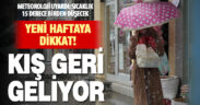 Mevsim normallerinin üzerinde seyreden sıcaklar yerini soğuk ve yağışa bırakıyor