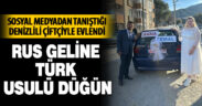 Rus geline Türk usulü düğün
