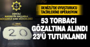 Denizli’de uyuşturucu tacirlerine operasyon