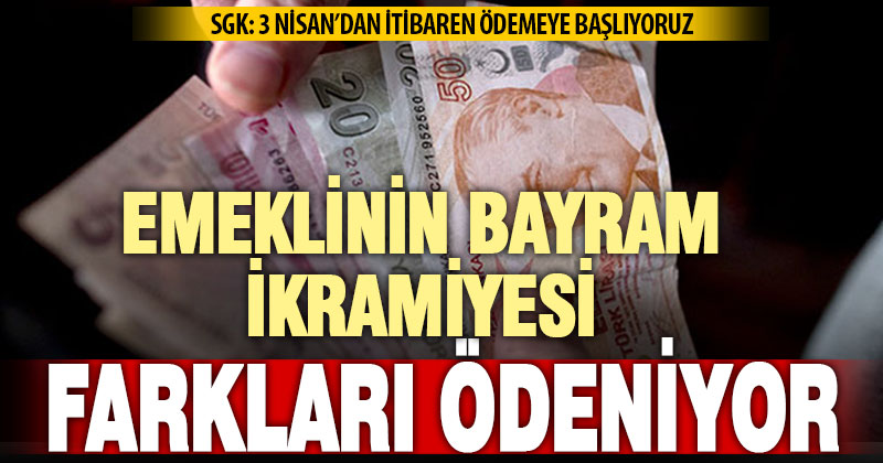 Emekli ikramiyesi fark ödemeleri yarın başlıyor