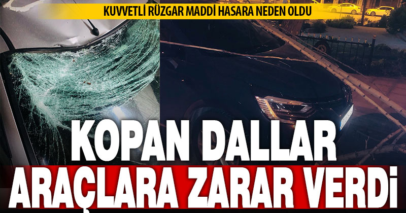 Denizli’de fırtına maddi hasara neden oldu