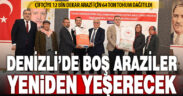 Boş ve nadasa bırakılan arazilerin yeşermesi için tohum desteği