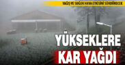 Denizli’nin yükseklerine kar yağdı