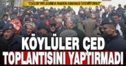 Köylüler Eşeler Yaylasındaki içme suyu kaynakları için eylem yaptı