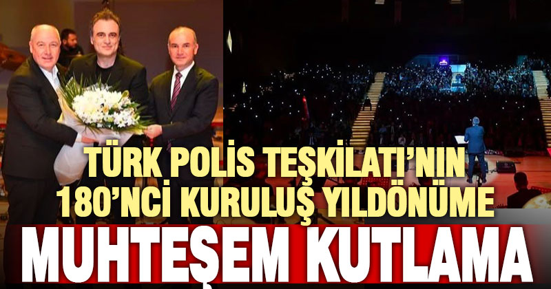 Denizli’de Türk Polis Teşkilatının 180. kuruluş yıldönümü büyük coşkuyla kutlandı