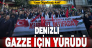 Denizli’de İsrail’in Gazze’ye saldırıları protesto edildi