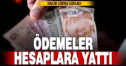 Evde Bakım Yardımı hesaplara yatırılmaya başlandı