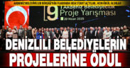 Denizlili belediyeler, Akdeniz Belediyeler Birliği’nden ödül aldı