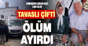 Soba zehirlenmesi yaşlı çifti birinden ayırdı