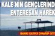 Kale’de bankı kamelyanın çatısına çıkarıp bırakıp gittiler