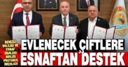 Denizli esnafı, evlenecek çiftlere indirim uygulayacak