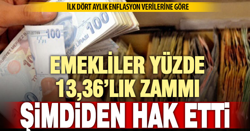 Nisan enflasyonu açıklandı: SSK ve Bağ-Kur emeklileri yüzde 13,36’lık zammı şimdiden hak etti