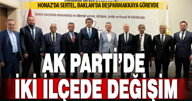 Ak Parti’de Honaz ve Baklan ilçe başkanlıklarına yeni yüzler