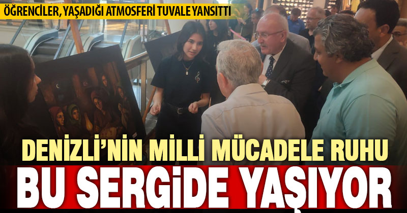Öğrenciler, Denizli’nin Milli Mücadele tarihi için özel sergi hazırladı