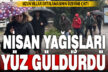 Zirai donla üzen nisan yağışlarla sevindirdi