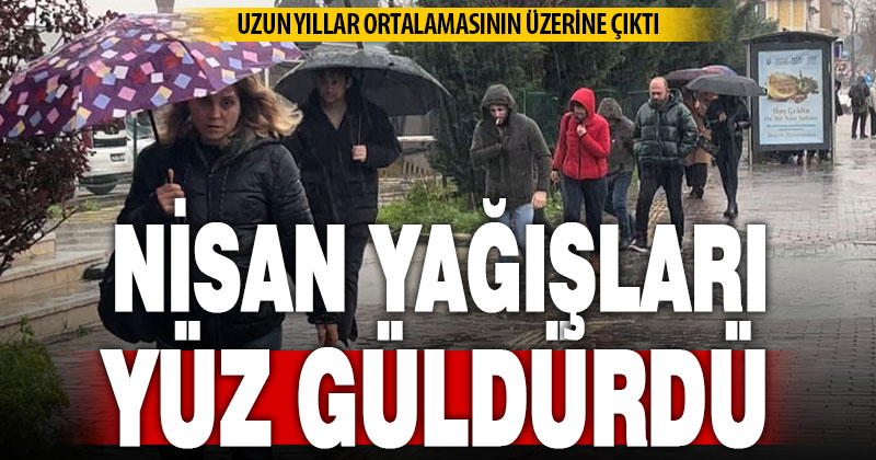 Zirai donla üzen nisan yağışlarla sevindirdi