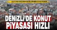 Denizli’de nisanda bin 422 konut satıldı