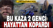 Denizli’de motosiklet yol kenarına devrildi: 2 ölü