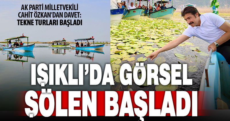 Işıklı Gölü’nde Nilüfer Şöleni Başladı: Milletvekili Özkan’dan davet var!