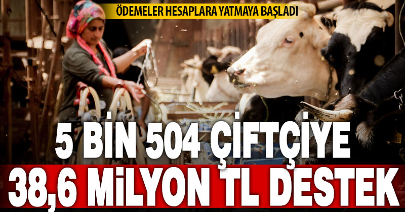 Denizli’de çiftçilere 38,6 milyon TL’lik destek