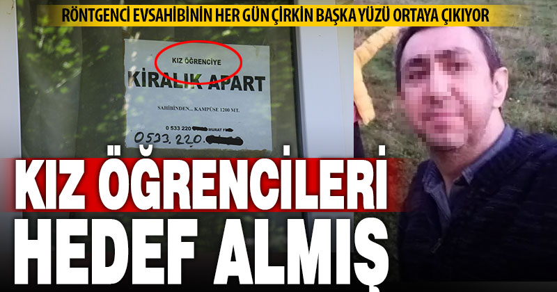 Aparta casus kameralar yerleştiren işletmeci kız öğrencileri hedef almış