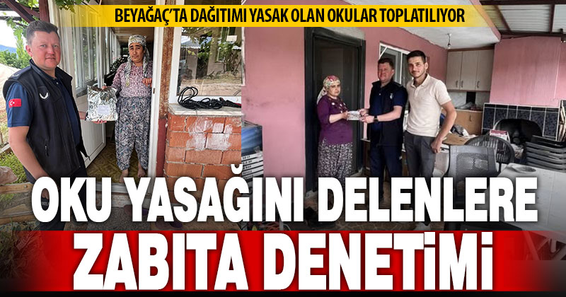Beyağaç’ta yasağını delen düğüncülerin dağıttığı okular toplanıyor
