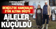 Denizli’de aileler küçülüyor: Hanehalkı 3’ün altına düştü!