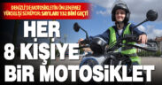 Denizli’de motosiklet sayısı 132 bin 600’e ulaştı