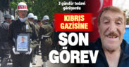 Kıbrıs Gazisi son yolculuğuna uğurlandı