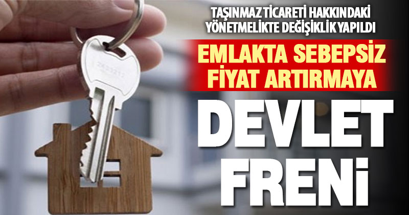 Taşınmaz ticareti hakkında yönetmelikte değişiklik yapıldı