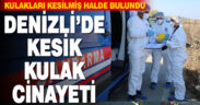 Denizli’de kesik kulak cinayeti