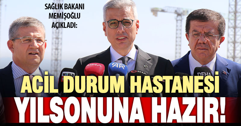 Sağlık Bakanı açıkladı: Denizli Acil Durum Hastanesi yılsonunda hizmete açılacak