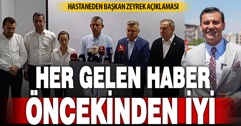 Elektrik akımına kapılan Başkan Zeyrek’ten umutlandıran haber