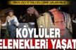 Çameli Arıkaya köylüleri, okul gecesinde geleneklerini yaşattı